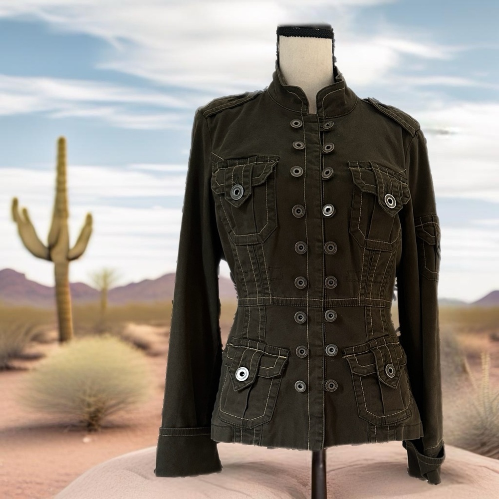 22- Dark Olive Jacket Size Small